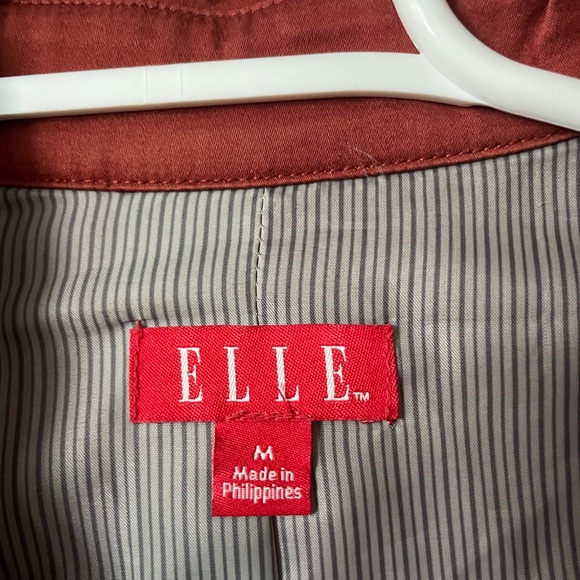 Unique Rust Double-Breasted Trench Coat - Picture 3 of 4